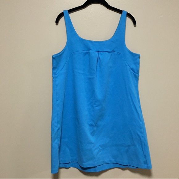 J Crew Blue Knit Sleeveless Dress - Picture 3 of 3